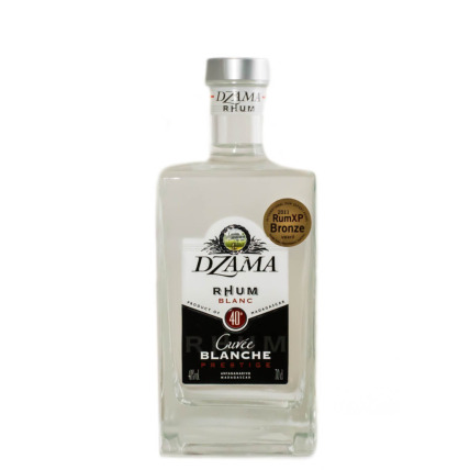 Rhum Madagascar Dzama Cuve Blanche Prestige 40%