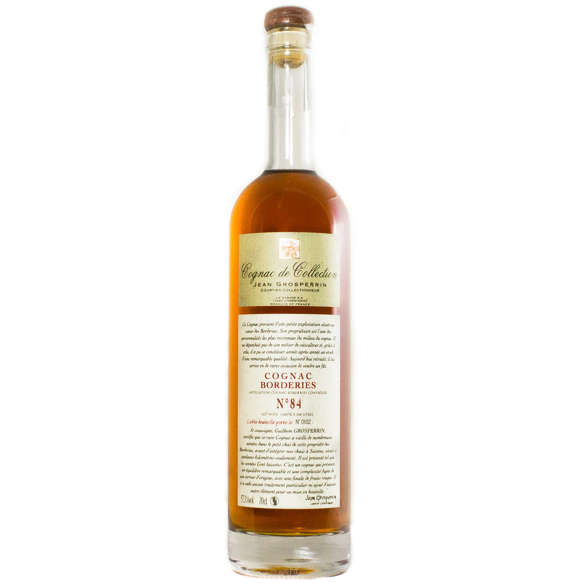 Cognac Grosperrin Borderies N84 57,3%