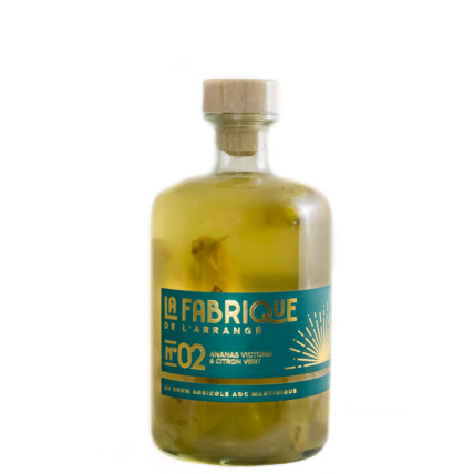 Rhum Arrangé La Fabrique Ananas Victoria Citron Vert 32%